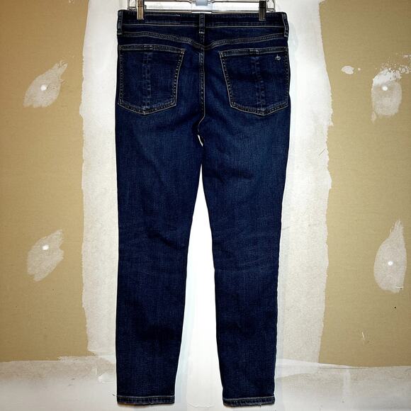 Rag & Bone Cate Skinny Jeans Mid Rise Ankle Medium Wash Slim Fit Indigo 29x27 - Picture 6 of 6